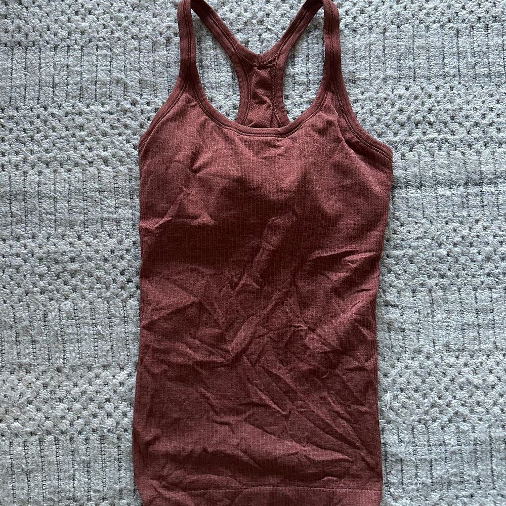 Lululemon racerback tank with sports bra
